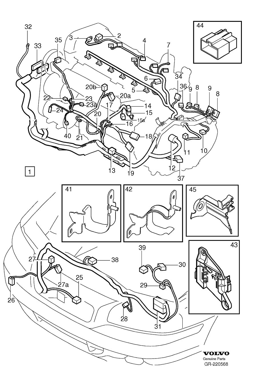 2018 Volvo Repair Terminal. Cable Harness. Connector ...